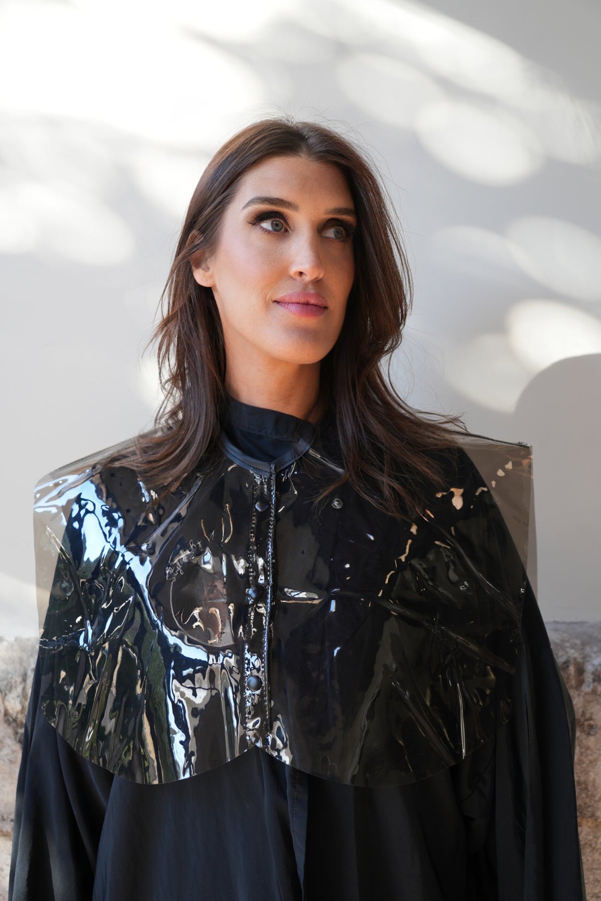 cape coiffeur professionnelle TPU noire