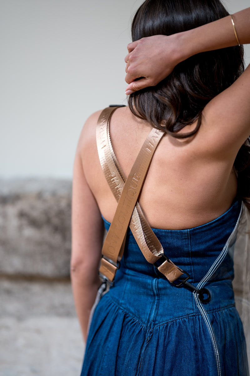 STRAPS MOCHA BLACK